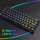 Zebronics Zeb Max Ninja 60% Wireless Black - Blue switch Zebronics Zeb Max Ninja 60% Wireless Black - Blue switch